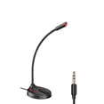 thumbnail image 2 of SHISUYAN Support de Microphone Portable Base Ronde Support de Bureau pour Diffusion Conférence en Ligne Noir (3.5), 2 of 8
