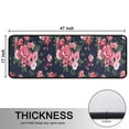 thumbnail image 5 of Kitchen Rugs Sets Of 2,Pioneer Flower Floral Print Pattern Anti Fatigue Kitchen Mat Rugs Non Slip Washable,Decorative Kitchen Floor Mats for Kitchen,Sink,Laundry,17"x47"+17"x47", 5 of 5