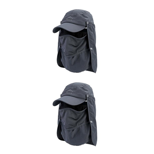 Sombrero de pescador Wosthever UV de protección solar secado rápido plegable a prueba de viento