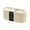 White, variant on Cable Organizer Box with Adjustable Compartments & Transparent Lid, Desktop Charging Cord Storage for Phones, Travel Electronics Management