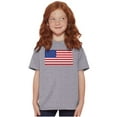 thumbnail image 3 of Classic American Flag USA Pride Crewneck T Shirts Boy Girl Teen Brisco Brands XS, 3 of 6