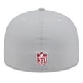 thumbnail image 4 of Men's New Era Gray Washington Commanders 2025 Sideline  59FIFTY Fitted Hat, 4 of 5