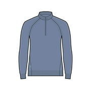 Icebreaker MerinoFine Luxe Long Sleeve Half Zip Sweater - Men's, Kyanite, Medium