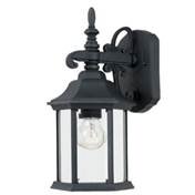 Designers Fountain Wall Mounted Erving Collection Wall Mounted Outdoor Black Lantern HC0511