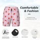 thumbnail image 3 of Fotbe Strawberry Floral Traje de Baño para Hombre – Shorts de Natación de Secado Rápido con Forro y Bolsillos-Medium, 3 of 6