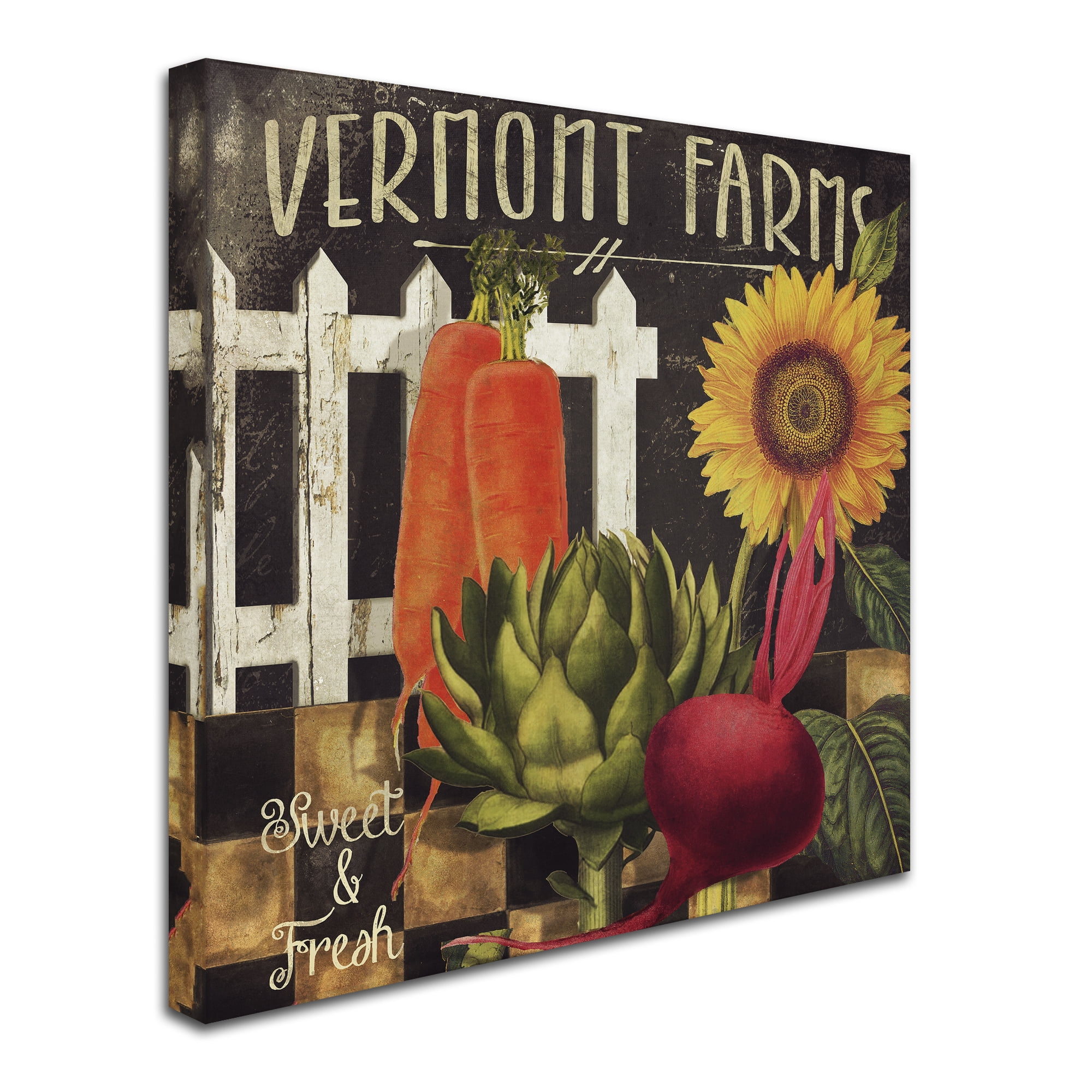 Trademark Fine Art "Vermont Farms VIII" Canvas Art by Color Bakery