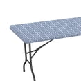 thumbnail image 1 of Uxcell 48"x30" Mantel de Plástico Rectangular, Cubiertas de Mesa Ajustadas Impermeables para Picnic/Camping/Aire Libre [Azul Oscuro], 1 of 6