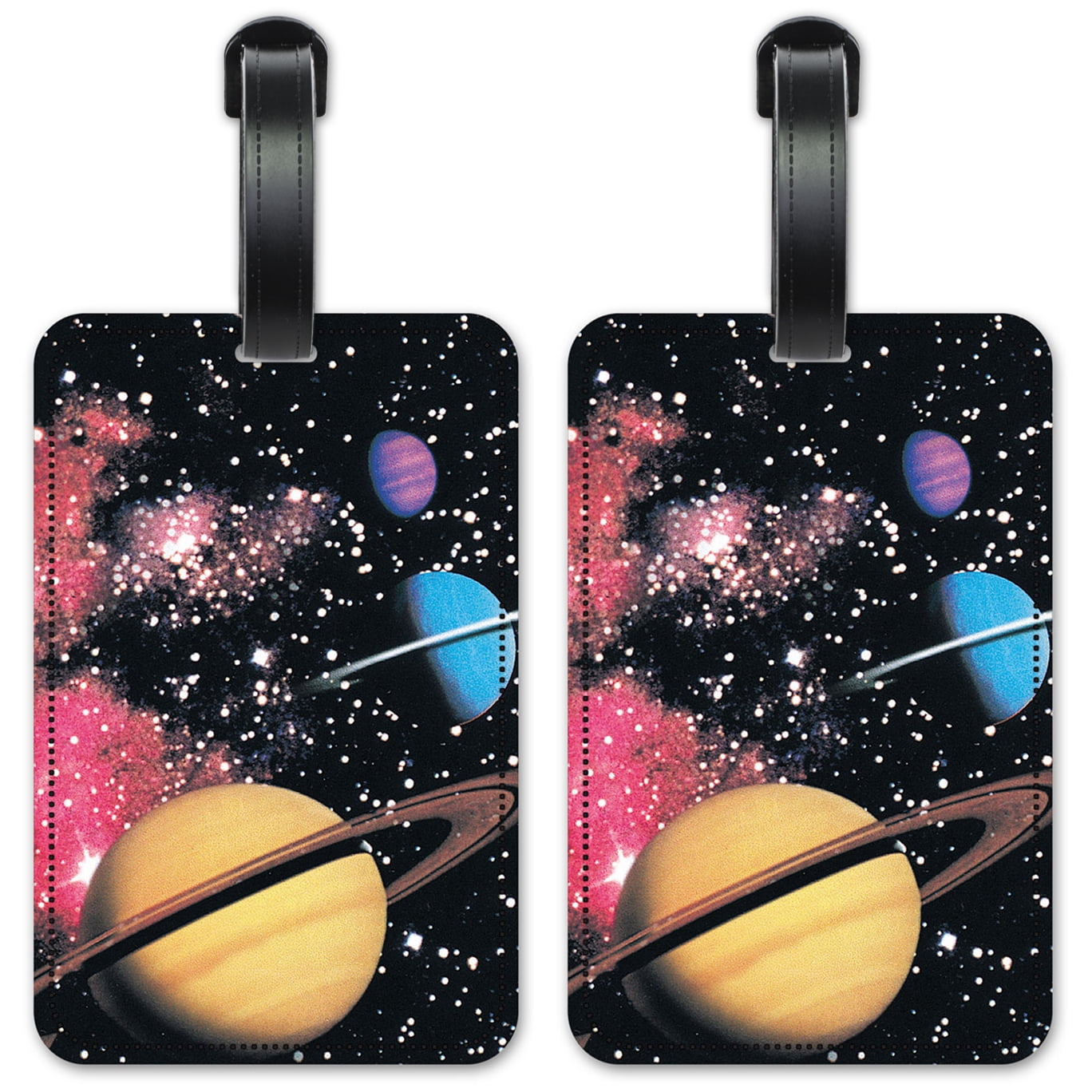 Planets - Luggage ID Tags / Suitcase Identification Cards - Set of 2 ...