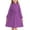 Purple, variant on Actgleam Girls Mesh Long Sleeve Dress Crew Neck A-Line Party Belted Dresses,Purple,11-12Years