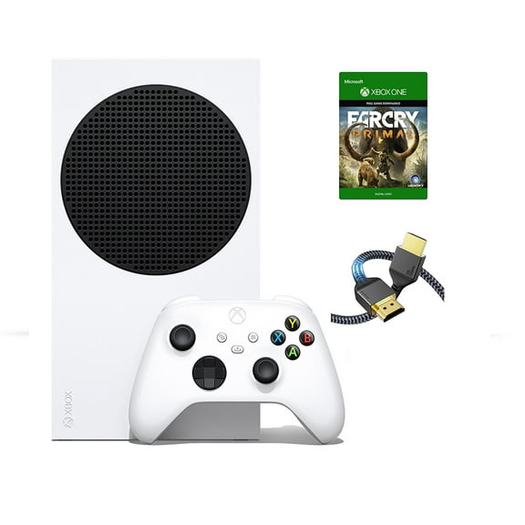 2023 Newest Edition-Microsoft Xbox-Series-S 512GB SSD– White Wireless Controller with Far Cry Primal Full Game and SUPERE High Speed HDMI Cable