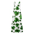 thumbnail image 6 of Saint Patrick's Day Overalls for Women Loose Fit Jumpsuit Plus Sizes Checkered Straight Leg Pants Stretch Bib Coveralls, 6 of 6