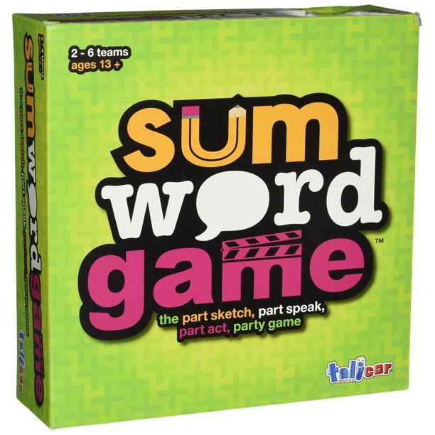 Juego de fiesta TaliCor Sum Word Game para 2 a 6 equipos