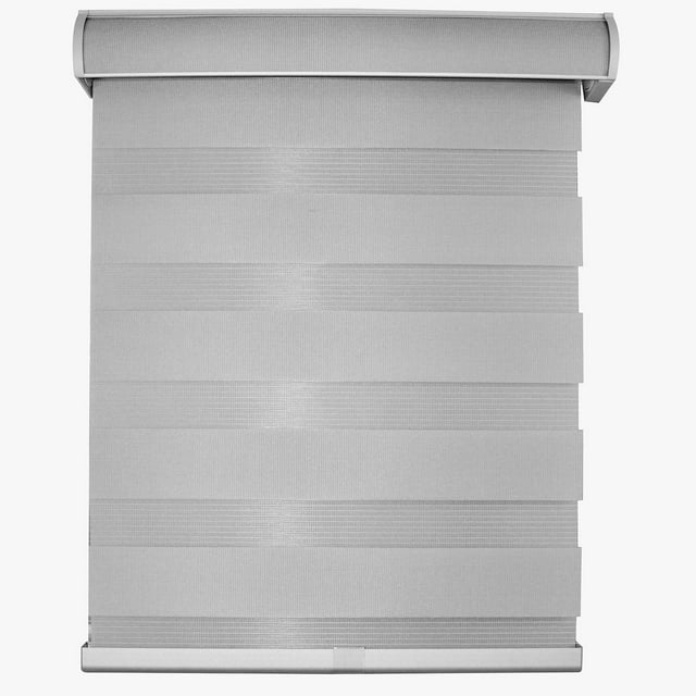 Versailles - Cordless Alternating Shade Roller Blind, 33" x 72", Grey