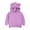 Purple, variant on Esaierr 4-12Y Hoodie Sweatshirt for Toddlerr Kids Hooded Sweatsuit Long Sleeve brushed plush top Loose fitting Spring Autumn Pullover Sweatsuit