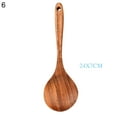thumbnail image 2 of Wooden Utensil for Kitchen, Handmade Natural Teak Cooking Spoons Wooden Spatula for Nonstick Cookware 1pcs by conditiclusy, 2 of 8