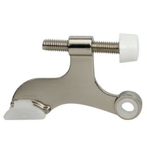 Rok Hardware Heavy Duty Hinge Pin Door Stop, Brushed Nickel