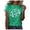 Green, variant on Trendfront Womens Heart Football Graphic T Shirts Crewneck Short Sleeve Sparkle Sports Casual Tee Tops Sports Fan Everyday Wear