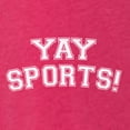 thumbnail image 5 of Wild Bobby YAY SPORTS! Sports Women Tri-Blend Racerback Tank Top, Shocking Pink, Small, 5 of 5