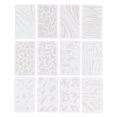 thumbnail image 3 of Body Art Stencil Pack, Soft Versatile Skin Friendly Reusable Body Paint Stencils  for, 3 of 7