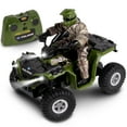 thumbnail image 2 of NKOK: Realtree Polaris RC ATV - Sportsman XP 1000 - Camo - 10" Remote Control Vehicle w/ Rider, Scaled Off-Road Racer, Turbo Boost & Lights, Kids 6+, 2 of 9
