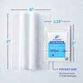 thumbnail image 3 of FLYGIENE Cleaning Wipes, Travel Wipes Individually Wrapped, Alcohol-Based Wipes, Pocket Size, 20 Ct, 3 of 11