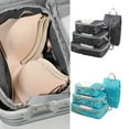 thumbnail image 2 of 4 Set Suitcase Compression Packing Cubes Travel Luggage Organizer Packing Cubes, 2 of 16