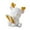White, variant on TISHITA Cartoon Deer Statue Flower Arrangement for Dry Fresh Flower Resin Deer Sculpture Figurine Table Ornament for Cabinet Entrance Yellow