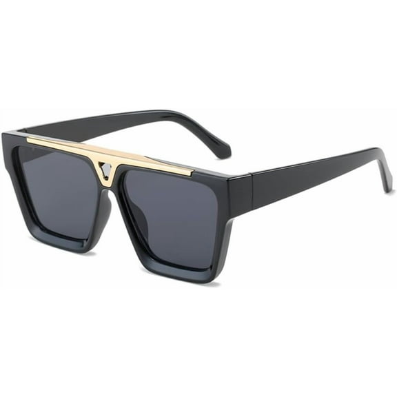 Mewfacos Sunglasses Women Men Gradients Lens Metal Frame Sun Glasses UV400