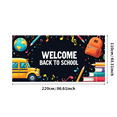 thumbnail image 3 of LUUFILx Welcome Back to School Banner Backdrop for Classroom Decor Kids Event Background Party Decorations School Supplies Photography Props Backdrop Banner, 3 of 8