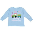 thumbnail image 3 of Inktastic Happy Valentines Day Childs Train Boys or Girls Long Sleeve Toddler T-Shirt, 3 of 5