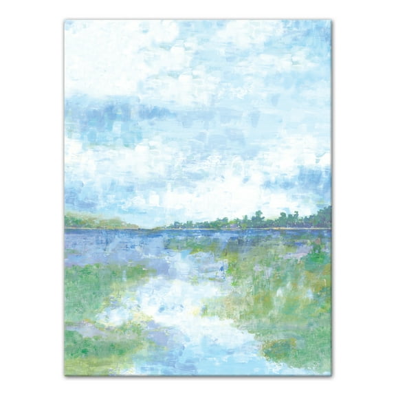 Creative Products Blue Landscape with Marsh 30x40 Canvas Wall Art