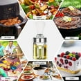 thumbnail image 6 of Glass Olive Oil Dispenser Bottle With Silicone Brush 2 In 1, Silicone Dropper Measuring Oil Dispenser Bottle for Kitchen Cooking, Frying, Baking, BBQ Pancake, Air Fryer, Marinating135ML, 6 of 6