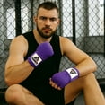 thumbnail image 6 of Mexican Style 200 Inch Elastic Handwraps - Breathable, Durable, Machine Washable for MMA, Boxing, Kickboxing, Muay Thai, Purple, Sold as a Pair, 6 of 7