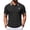 Black, variant on Men's Ice Silk Polo Shirts - Ultra Cooling Lightweight Breathable Ice Silk Fabric Casual Short Sleeve for Summer Daily, Work and Golf,Blue,S