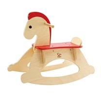 Hape Rock & Ride Wooden Rocking Horse in Beige, Adjustable, Baby & Toddler