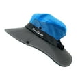 thumbnail image 5 of Empire Cove Womens Sun Hat Wide Ponytail Bucket Cap Sports UV Protection Blue, 5 of 5