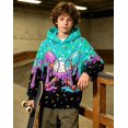 thumbnail image 3 of Aideaone Boys Hoodies 3D Graphic Sweatshirt Cool Lightweight Pullover Hoodie for Kids 6-16 Years, 3 of 7