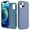Royalblue/Green, variant on Mantto for iPhone 13 Mini Case, Heavy Duty Shockproof Drop Protective Hybrid 3 Layer Full Body Rugged Military Grade Protection Hard PC Phone Cover For iPhone 13 Mini, Royalblue/Black
