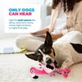 thumbnail image 6 of All For Paws Silent Squeaky Dog Plush Toy Ultrasonic Puppy Chewing Toy, DJ Flamingo, 6 of 8