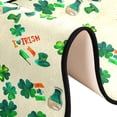 thumbnail image 6 of Dreamtimes St Patrick Shamrock Hallway Runner Rug 2'x6' Kitchen Rug with Rubber Backing Retro Style Non Slip Entryway Rug Runner Washable Soft Area Rug for Hallway Bedroom Kitchen Decor, 6 of 6