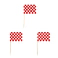 thumbnail image 1 of Moyic 100 piezas de accesorios de charcutería palillos de banderas palitos de fruta favores de fiesta Type1 NO1, 1 of 6