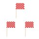 thumbnail image 4 of Billuyoard 100 Uds. De accesorios de charcutería, palillos de carreras a cuadros, banderas, coche de carreras, Mini cóctel, palitos de fruta, Type1 NO1, 4 of 6