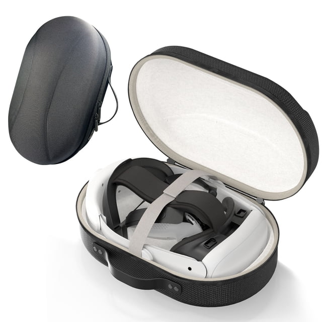 Storage Box for Meta Quest 3 EVA Pressure Resistant Hard Shell Portable Bag Quest 3 Suitcase VR Accessories
