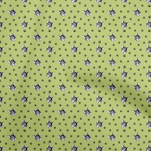 oneOone Cotton Cambric Pear Green Fabric Bull Sewing Craft Projects Fabric Prints By Yard 56 Inch Wide