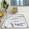 thumbnail image 2 of Crawling Indoor Carpet Play Mat Lavender Floral Purple for Living Room Bedroom Educational Nursery Floor Mat Area Rug 63x48inch Carpet Runner, 2 of 6