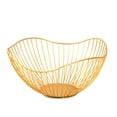 thumbnail image 1 of Iron Wire Fruit Bowl Bread Basket Storage Dish Dining J8R3 N9M9 Object T1Q9, 1 of 6