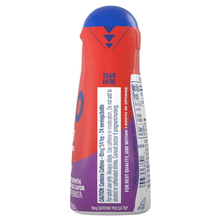 Mi & O Energy Acai Berry Liquid Water Enhancer with 90 mg Caffeine