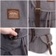thumbnail image 4 of Mochila de lona vintage Kaukko Mochila de senderismo para viajes al aire libre Mochilas escolares KAUKKO K1016-Grey, 4 of 5