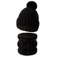 thumbnail image 2 of ZSQDM Women's Winter Warm Hat and Neck with Thick Velvet for Cold and Cycling beanie Hat Scarf ,Hat,& Gloves Skull Caps, 2 of 5