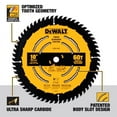 thumbnail image 2 of DEWALT Finish Circular Saw Blade DWA11060 - 60T Carbide Tipped - 10 In, 2 of 6